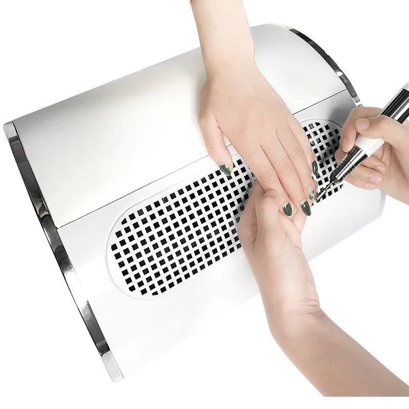 professional Manicure Tools 40W Nail Dust Vacuum Cleaner with 3 Fan Nail Dust Collector for Manicure Nail Art Salon