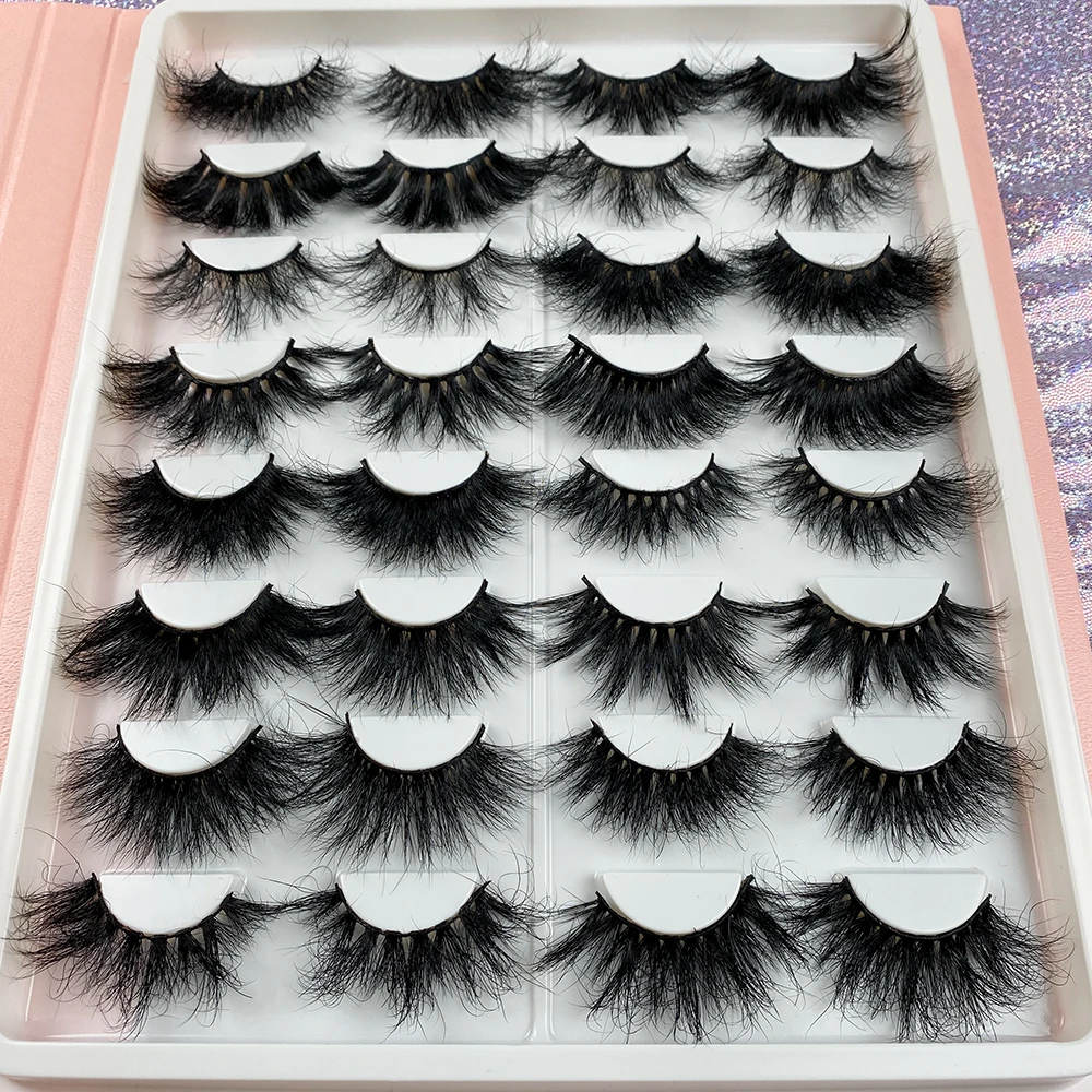 CHARMLASH cil pestanas lahes box Custom Eyelash Packing Set 3d Mink False Eye Lashes lashess 25mm Wholesale Mink Eyelashes