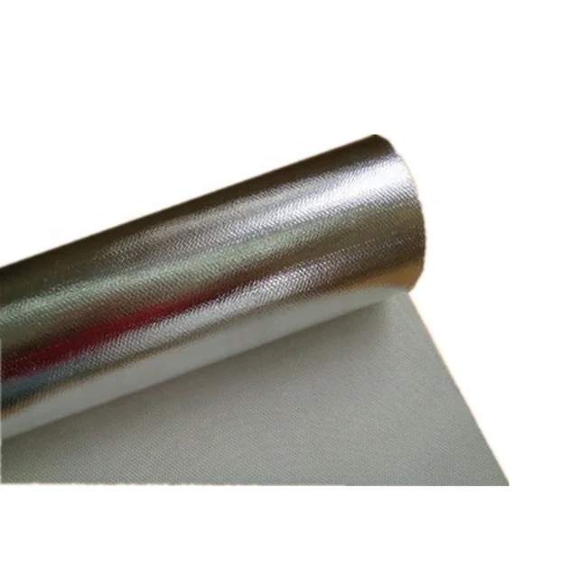Heat Protection Car Welding Curtains Aluminum Foil Fiberglass Cloth