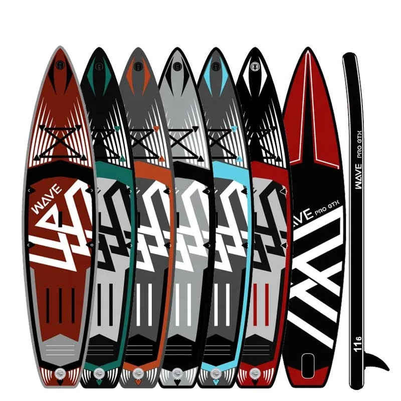 GeeTone OEM надувная весло доска двойной слой sup race V-образная для серфинга доски весла