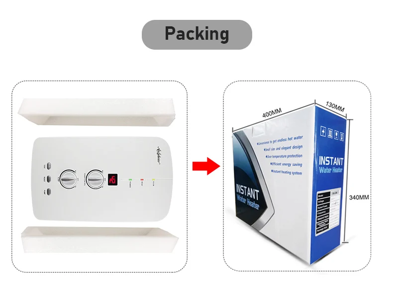 Household bathroom shower/instant hot electric water heater