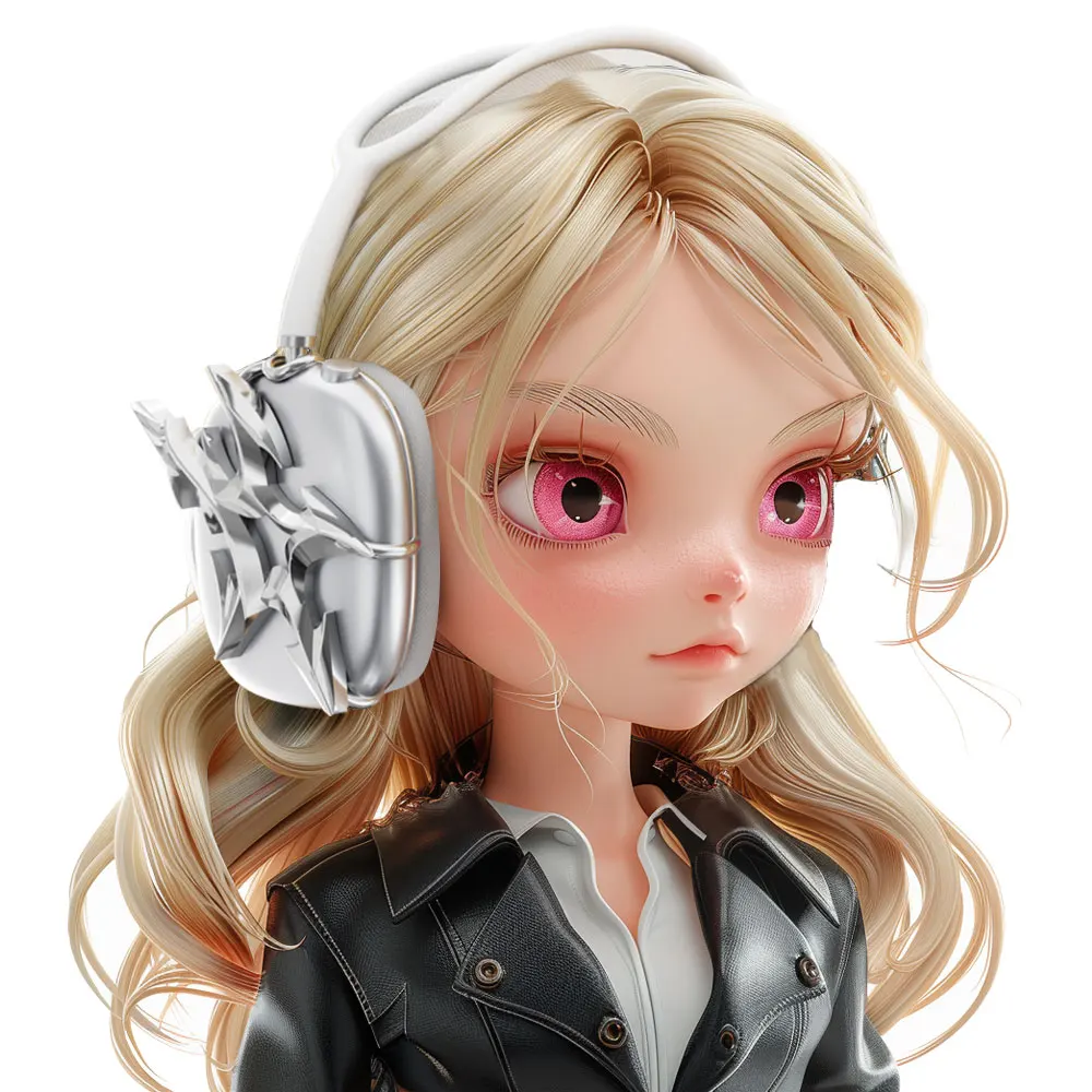 Custom print manufactur 3d Cyberpunk Airpods Max Case Cover Apple Headphones Headset Accessories SLA Resin 3D Printing Service