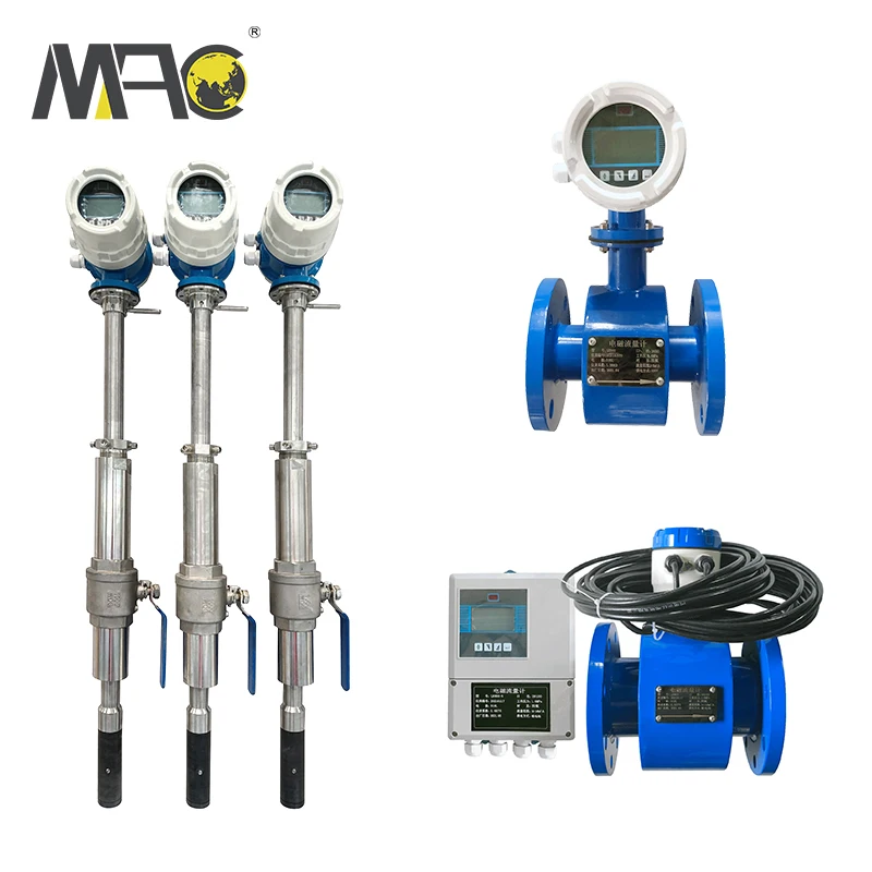 Macsensor 4-20ma Output With Rs485 Modbus 6 Inch Magnetic Water Flow Meter