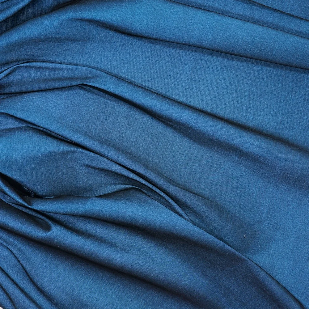 Wholesale Crepe Rayon Slub Satin Fabric Metallic for Evening Dress