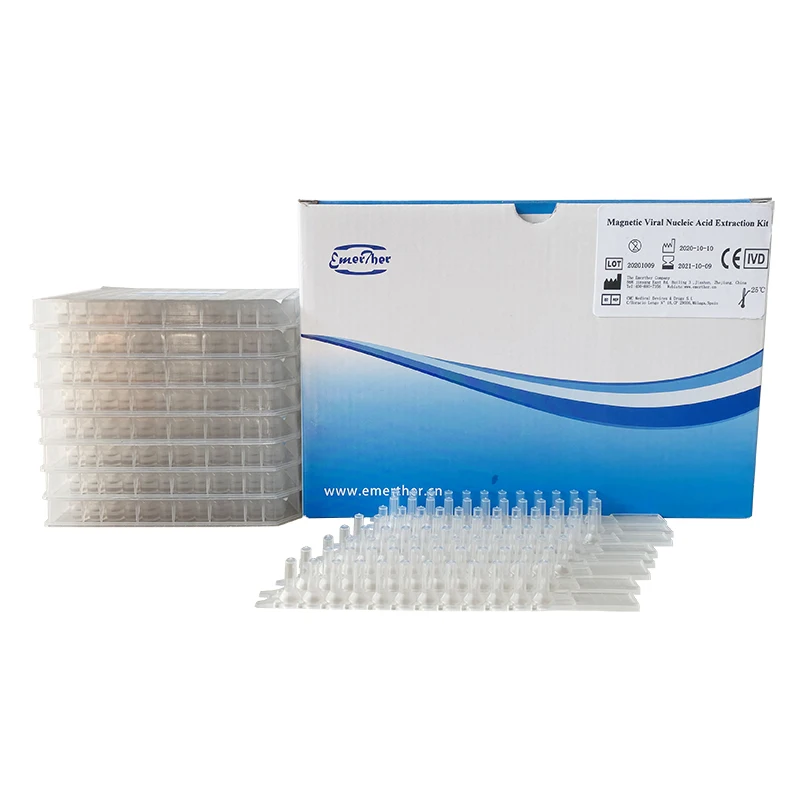 
Magnetic bead method virus total nucleic acid NA(DNA+RNA) protein purification or nucleic acid ext, Prefilled Plates (96 preps) 