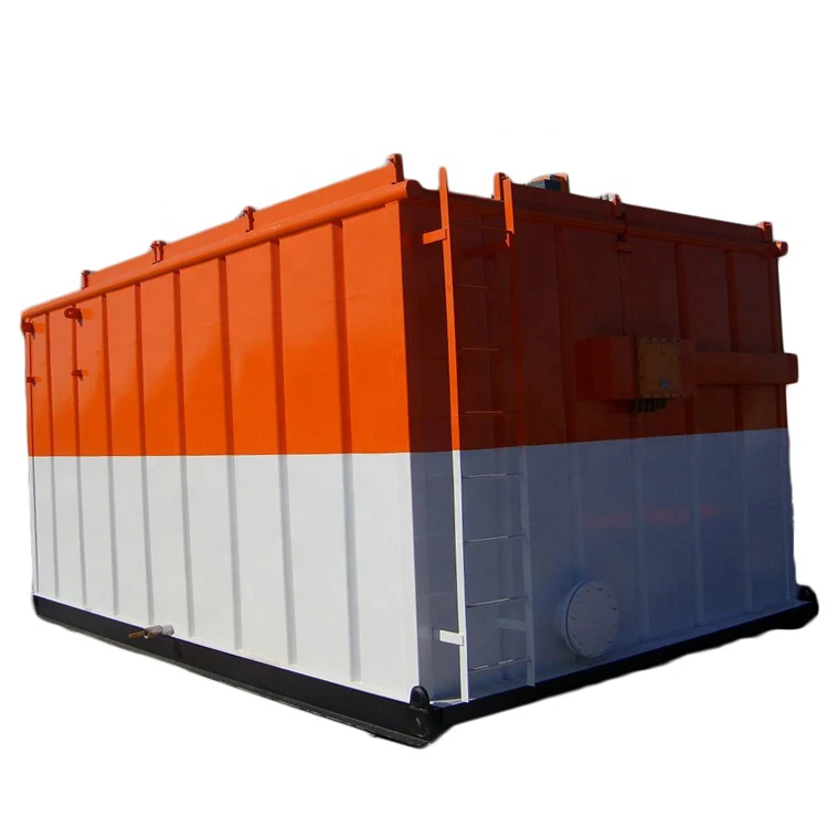 
Solid Control System For 304 stainless steel Drilling Rig Oil Field Square Mud Tank 