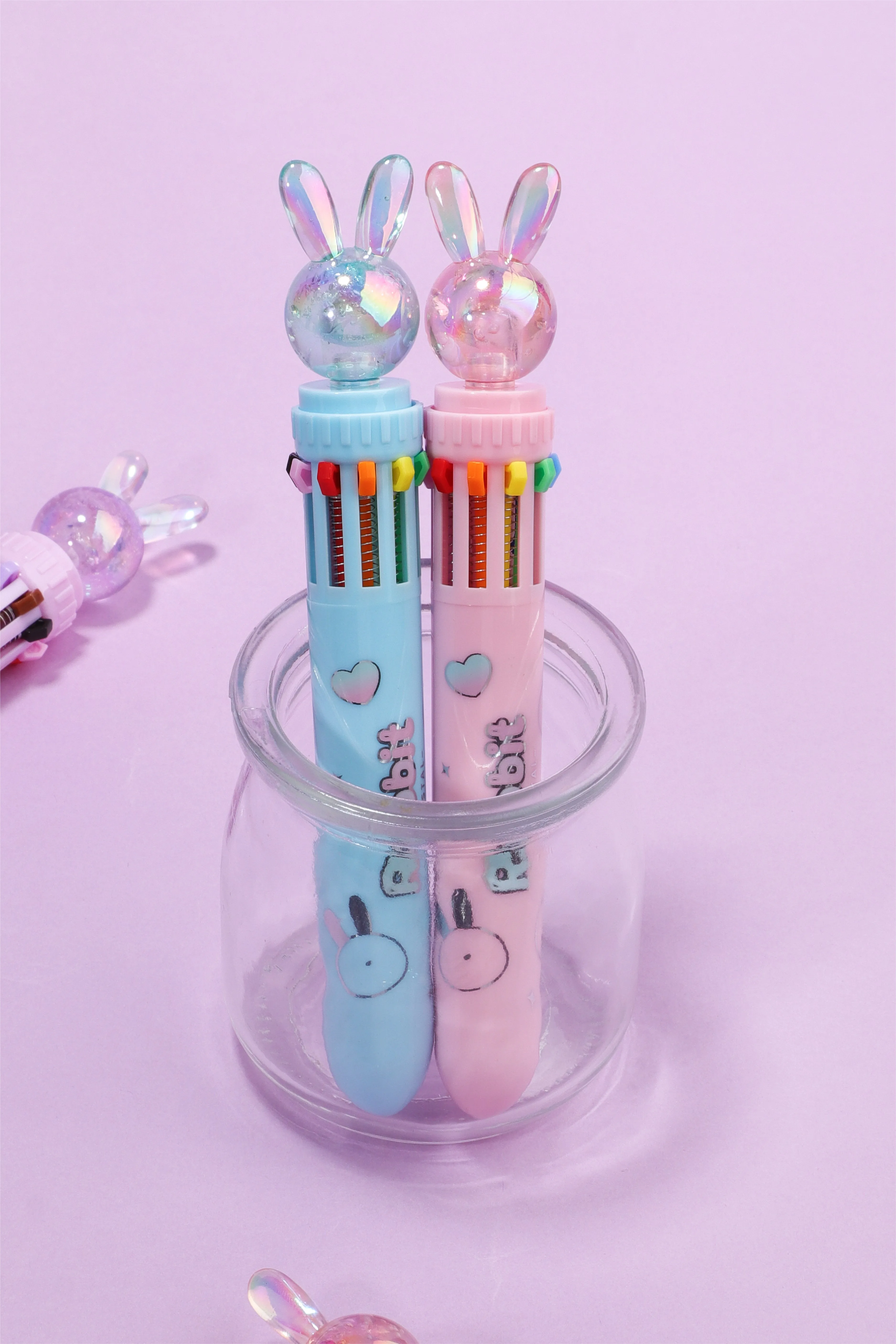 Cute Cartoon student gel pen stationery gift supplies 0.7mm black ink cute multicolor ballpoint utiles escolares pen kawaii