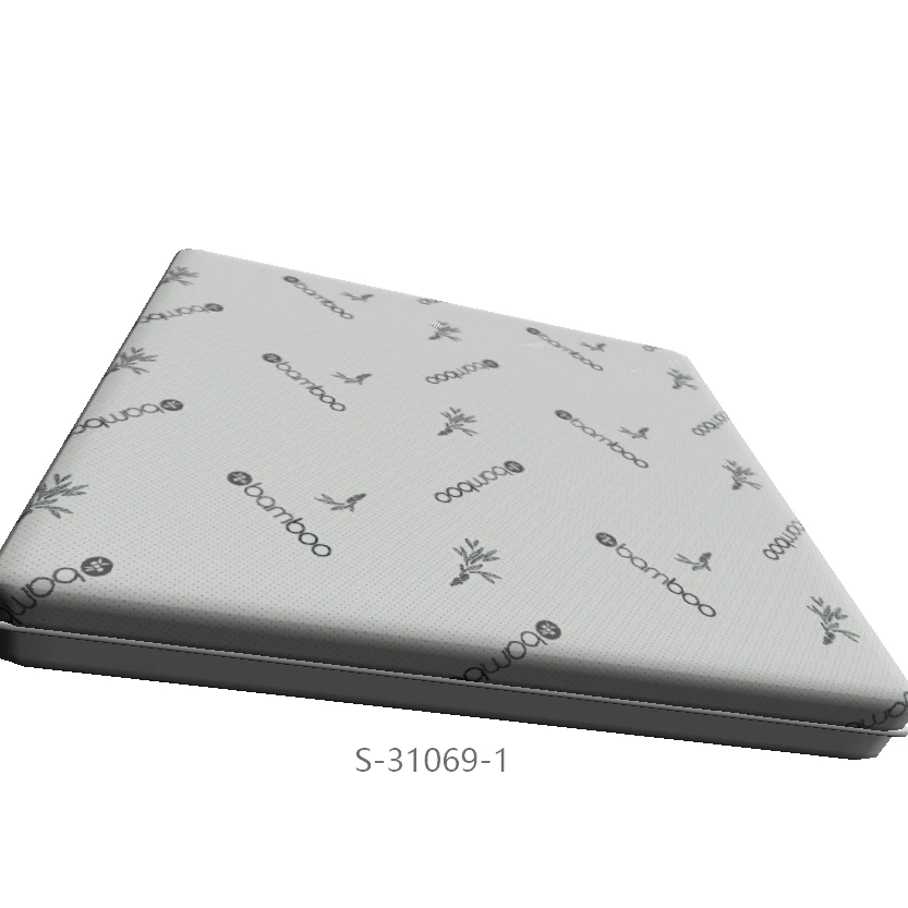 ECO-friendly bamboo fiber knitted jacquard mattress fabric