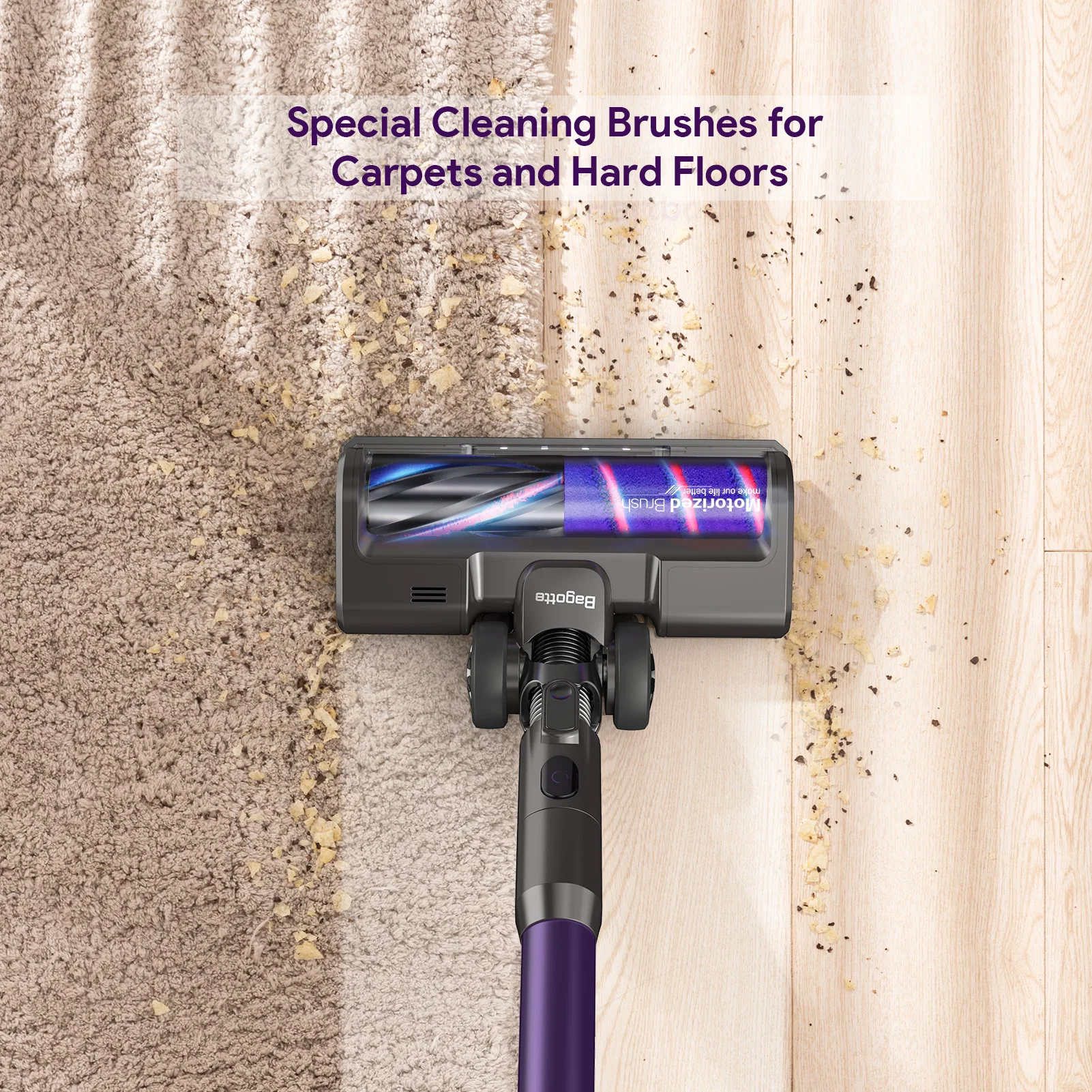 Bagotte BS900 Carpet Household Hand Held Cyclone Upright Wet German Wireless Shenzhen Pet Cordless Other Vacuum Cleaner For Sale