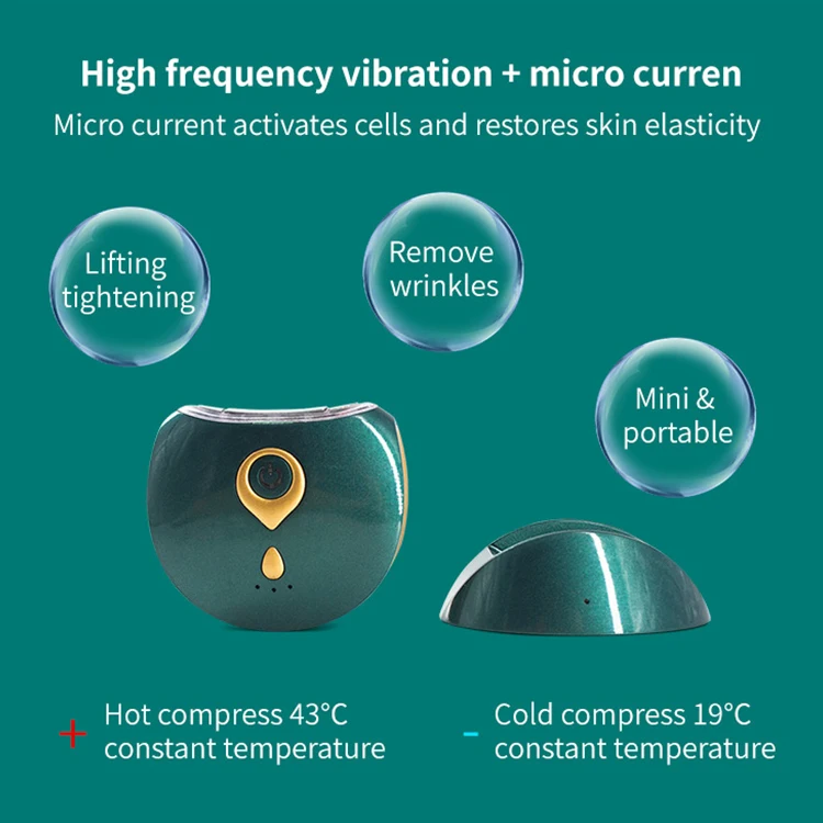 OEM ODM Factory Home Use Electronic Mini EMS Face Massage Lighten Neck Wrinkle Device