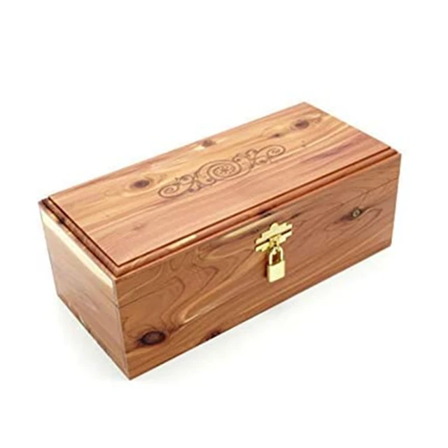 Винтажная деревянная коробка для ручек с горячим штампом