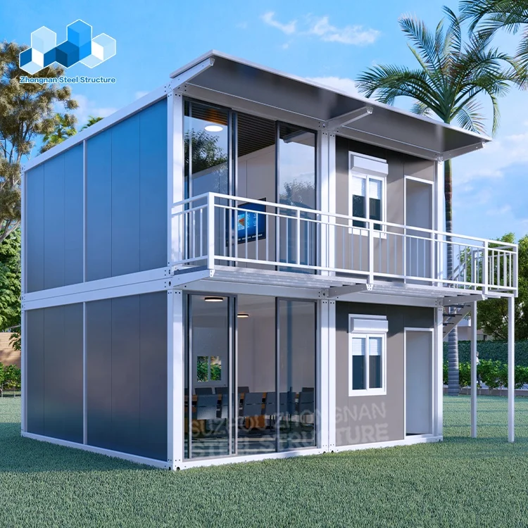 Zhongnan 20ft casa prefabricada luxury  modular container house mobile tiny home prefabricated  prefab container house