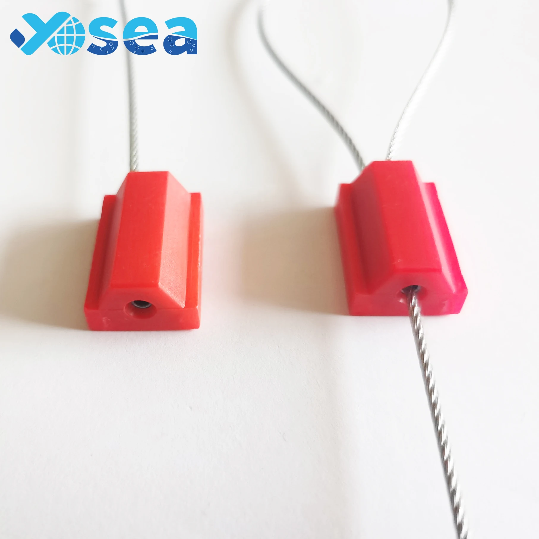 lead seal steel cable abs plastic cover metal insert cable seal lock for truck