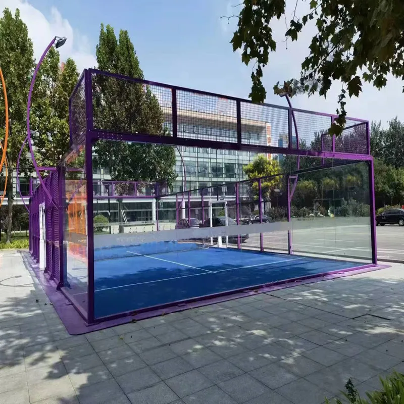 High quality professional tennis court 10X20m panoramic court