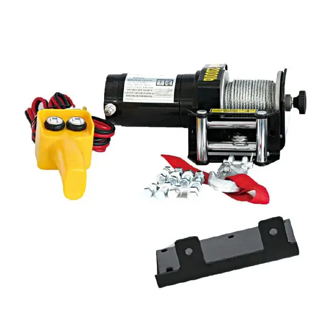 Electric Winch 12V/24V GDY-2000LB-A-1,  12V ATV Electric Winch 2000LBS with big remote winches