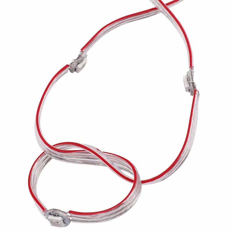 5V LED string light smd5050 full color prewired ws2813 ws2812b round PCB LED pixel light