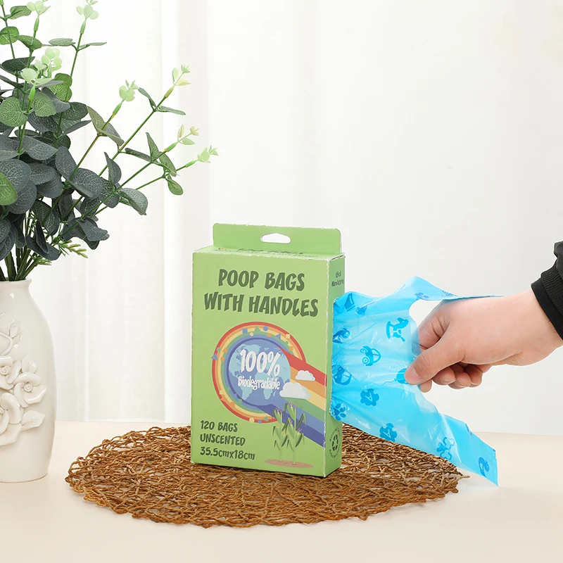 PLA PBAT полностью Compostable Одноразовые индивидуальные ПЭТ биоразлагаемые кукурузный крахмал собака отходы