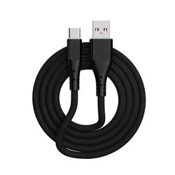 wholesale 3A 5A type c cable fast charging Silicon usb data cable OD5mm super current mobile phone cable usb tipo c for sumsung