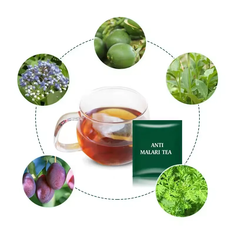OEM private label factory to Tranquilizeand anti-malaria ease pain tea Artemisia Herbal detox tea