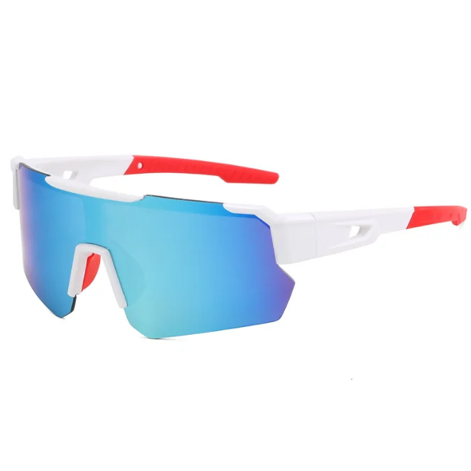 Outdoor Cycling Glasses UV400 Sport Sunglasses for Men Half Frame Windproof Sun Glasses Baseball Running Driving Shades