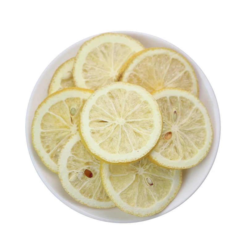 Sales of high quality freeze-dried lemon slice processing custom fruit slice tea
