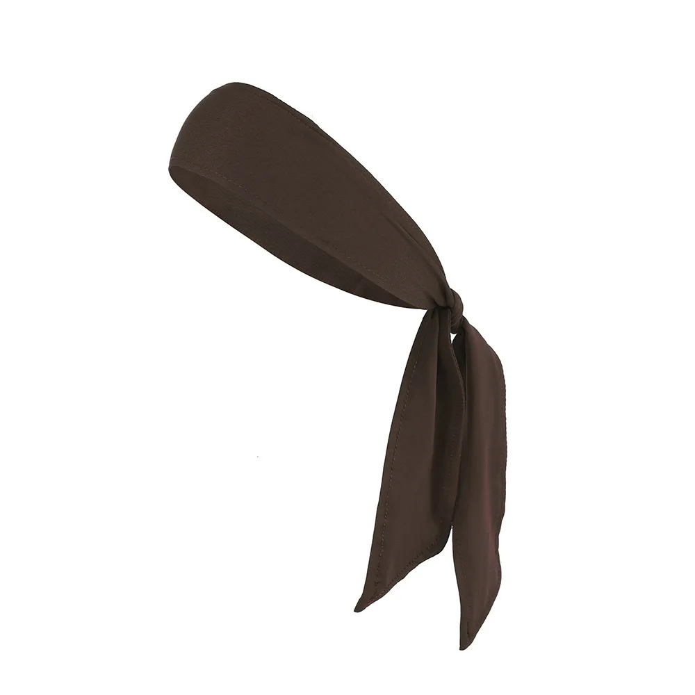 Custom Logo Men Running Tennies Tie Sweatband Printed Head Band Tie Dye Sport Back Headband