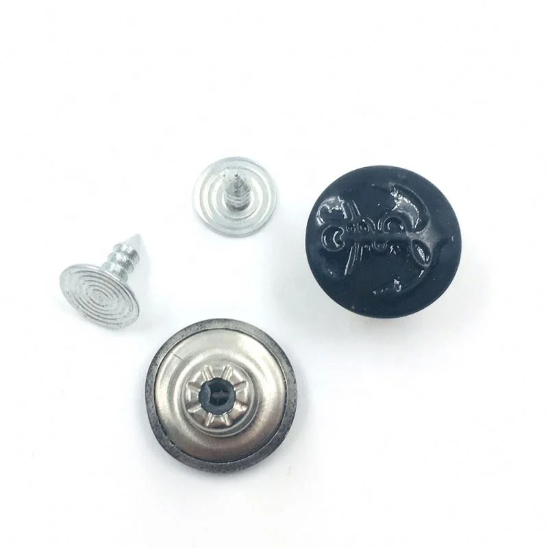 Wholesale Price Fashion Black Jean Button custom denim buttons