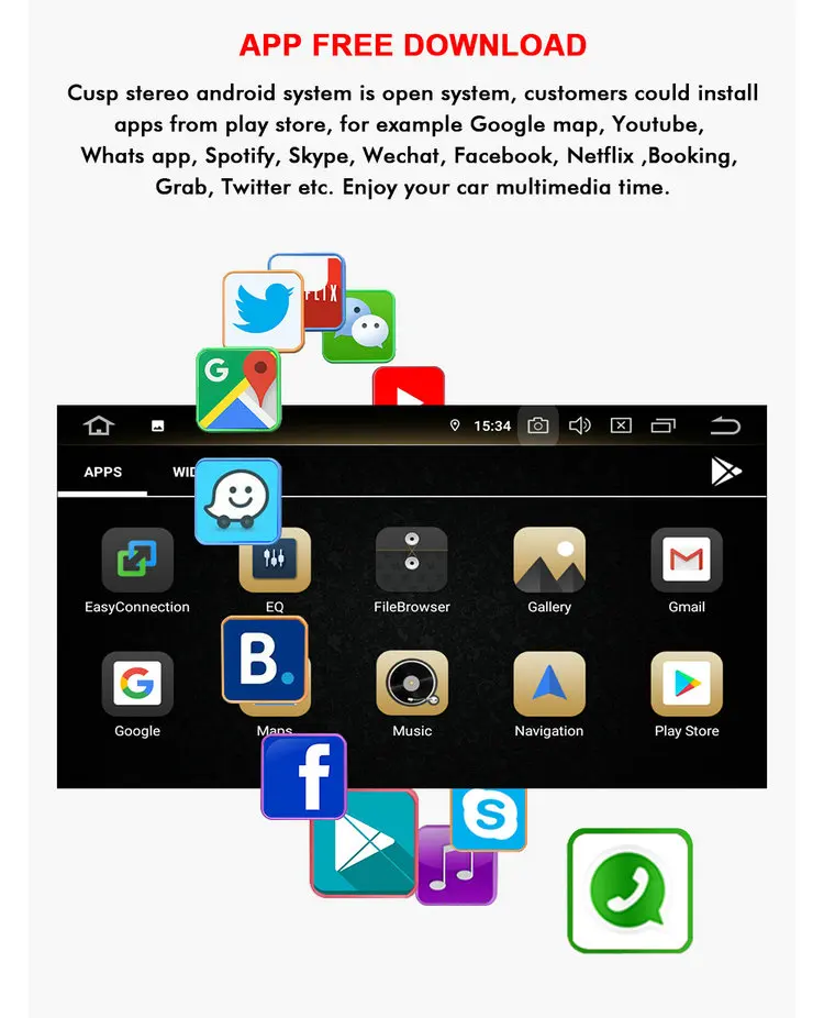 10.1 Inch Android 4G 64G DSP Car Multimedia Navigation For Renault Clio 2012