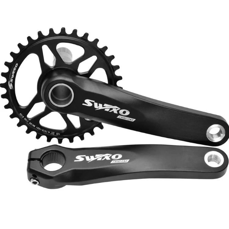 
SWTXO GXP Mountain Bike Crankset Bottom Bracket Chainwheel 32/34/36/38T MTB Bicycle Crank Arm 170mm 