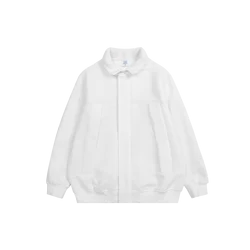 400GSM Polar Fleece Jacket Mens Blank Hoodie Heavyweight Zipper Winter Jacket Coat