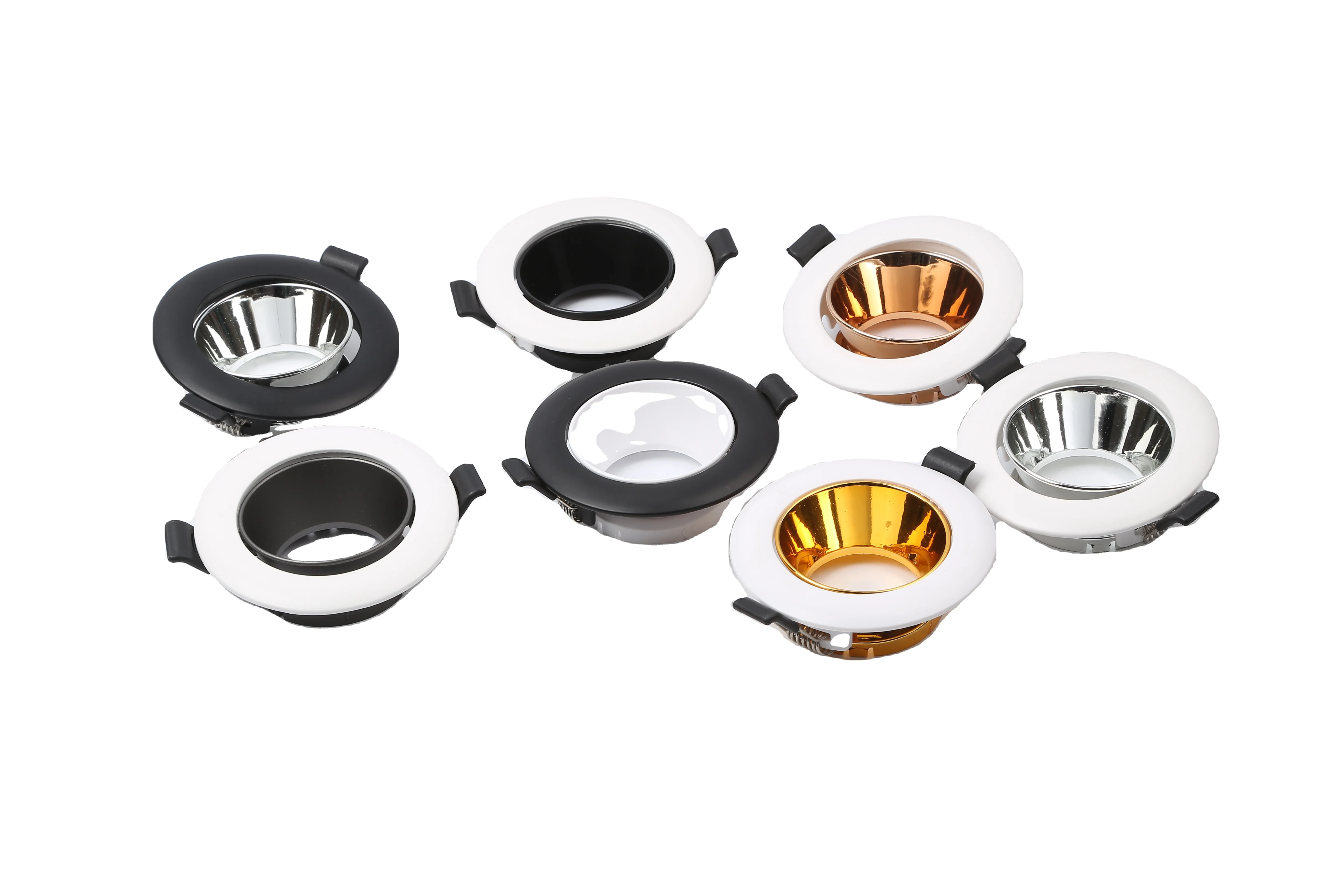 Factory price Hot sales  frame for  MR16&GU10  dimmable adjustable led downlight for housing parts