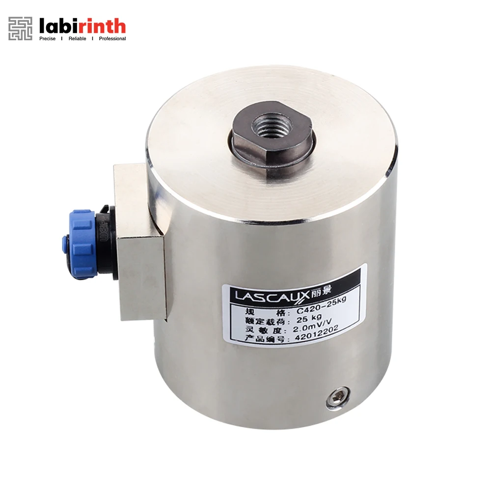 Force Sensor Compression Load Cell C420 Force Transducer for Static and Dynamic Applications