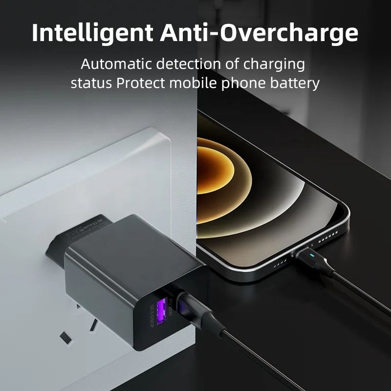 Mobile Phone Accessories Dual Ports Wall Charger PD 20W Type C Power Charge Adapter QC3.0 Fast Charging Wall Adapter Factory