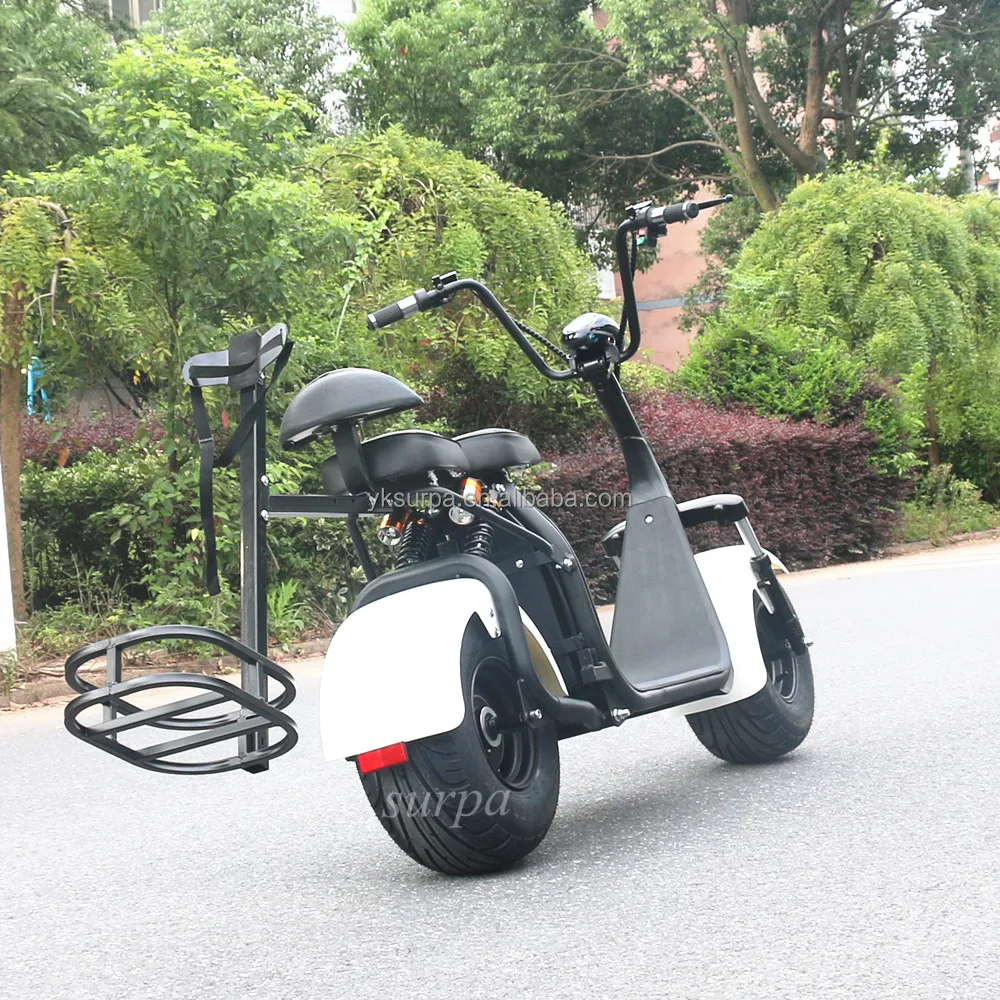 Двухместные электрические скутеры citycoco для взрослых 1500 Вт 2000 60 в 12 Ач/20 Ач с толстыми шинами Электрический скутер гольфа