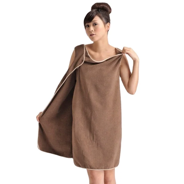 Soft Multi-function Women Absorbent Microfiber Shower Body Spa Bath Wrap Towel Bath Robe