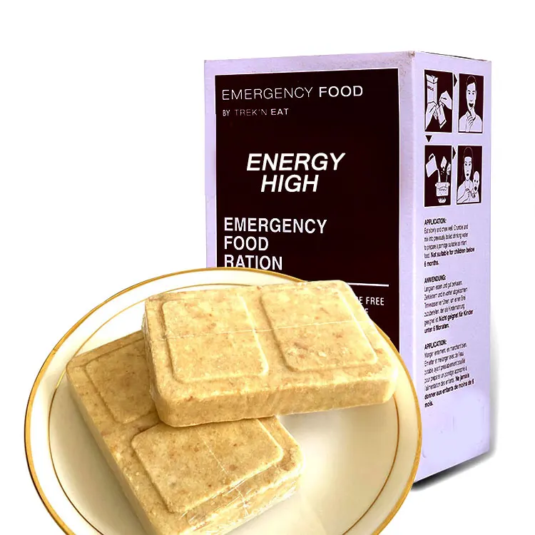 Оптовая продажа быстросохнущие пищевые пайки Бисквитное печенье сжатые сжимаемые мгновенные сжимания снэки-бар с высокой