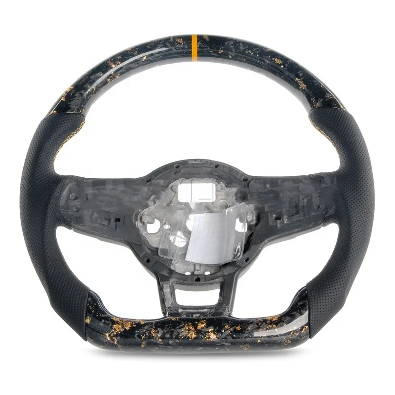 Carbon Fiber Steering Wheel For MK7.5 GTI R For Volkswagen Golf MK7 2014-2018