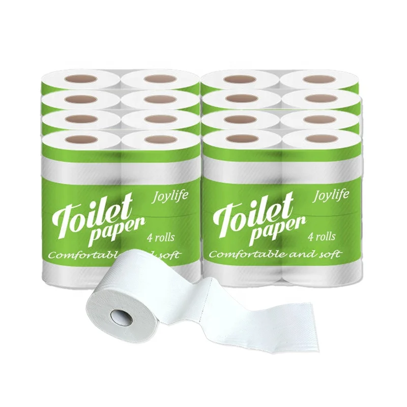 Hot Sale Customized Original Wood Pulp Luxury Toilet Paper Disposable Bamboo Paper Roll