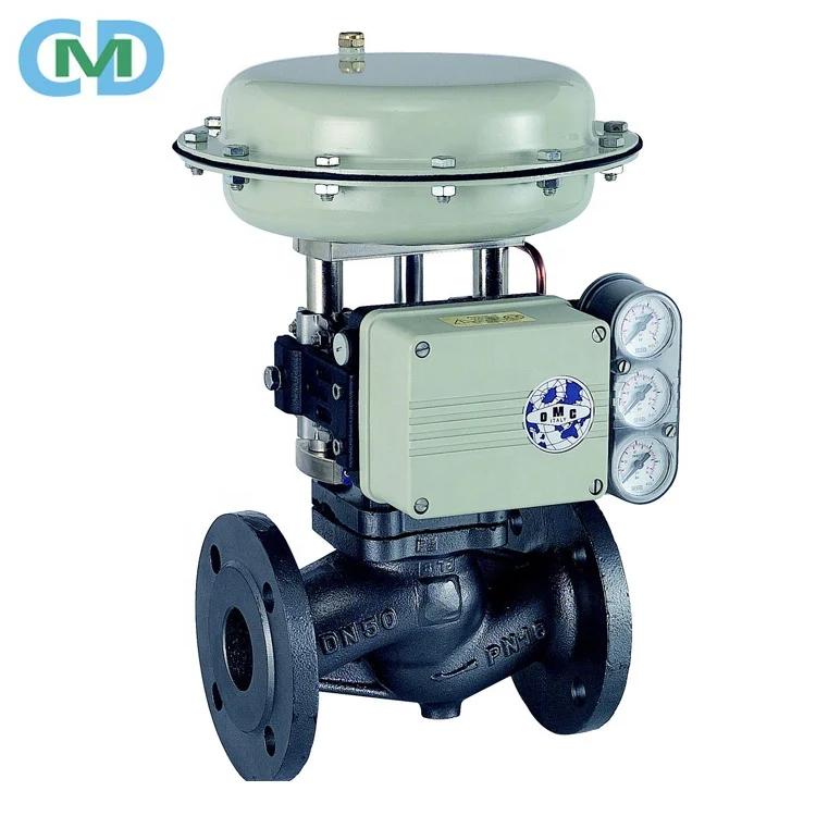 Water Steam Globe Type Remote Pneumatic Flow Pressure Control Valve with Price List