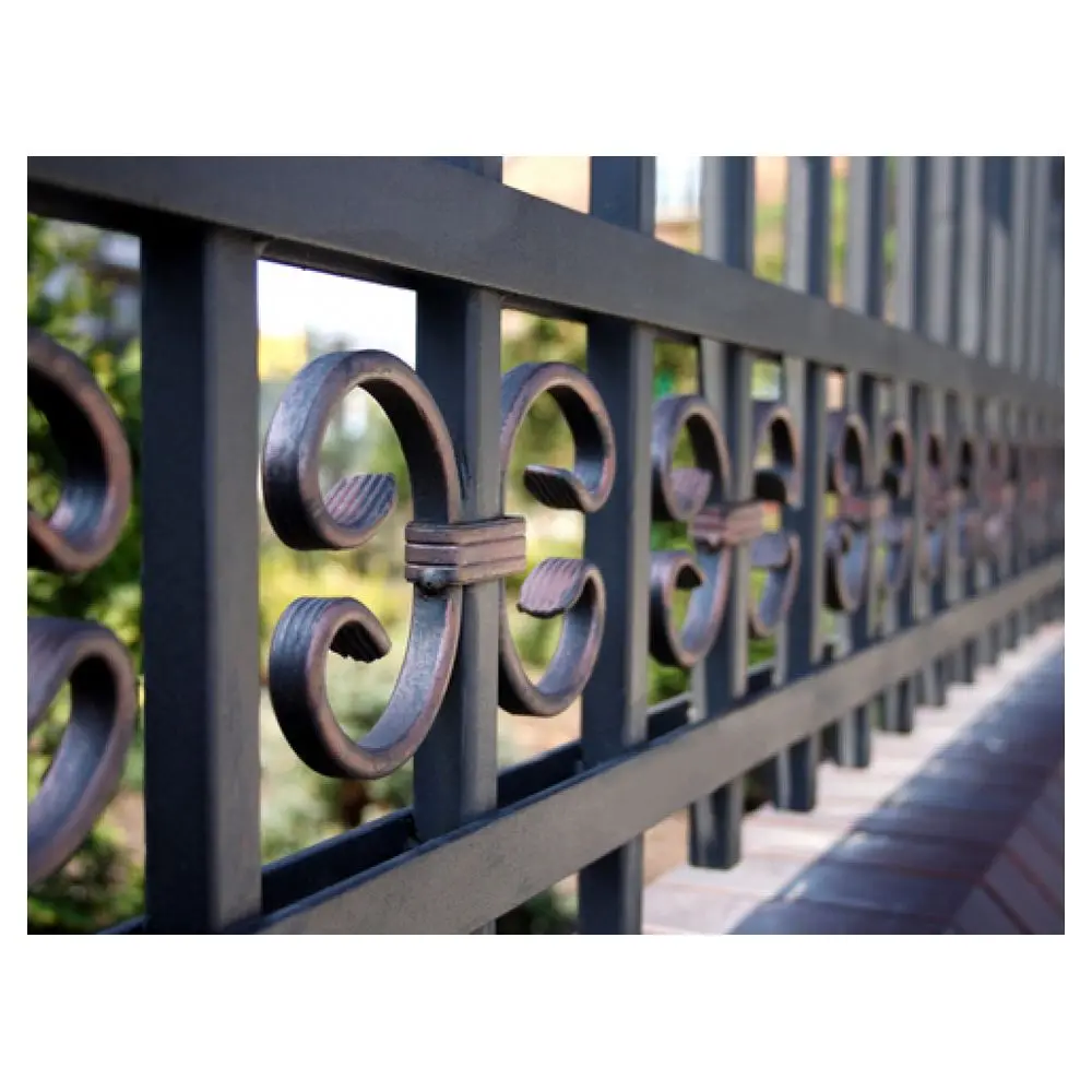 Modern style  Wrought Iron Outdoor Garden New Used Wrought iron fencing