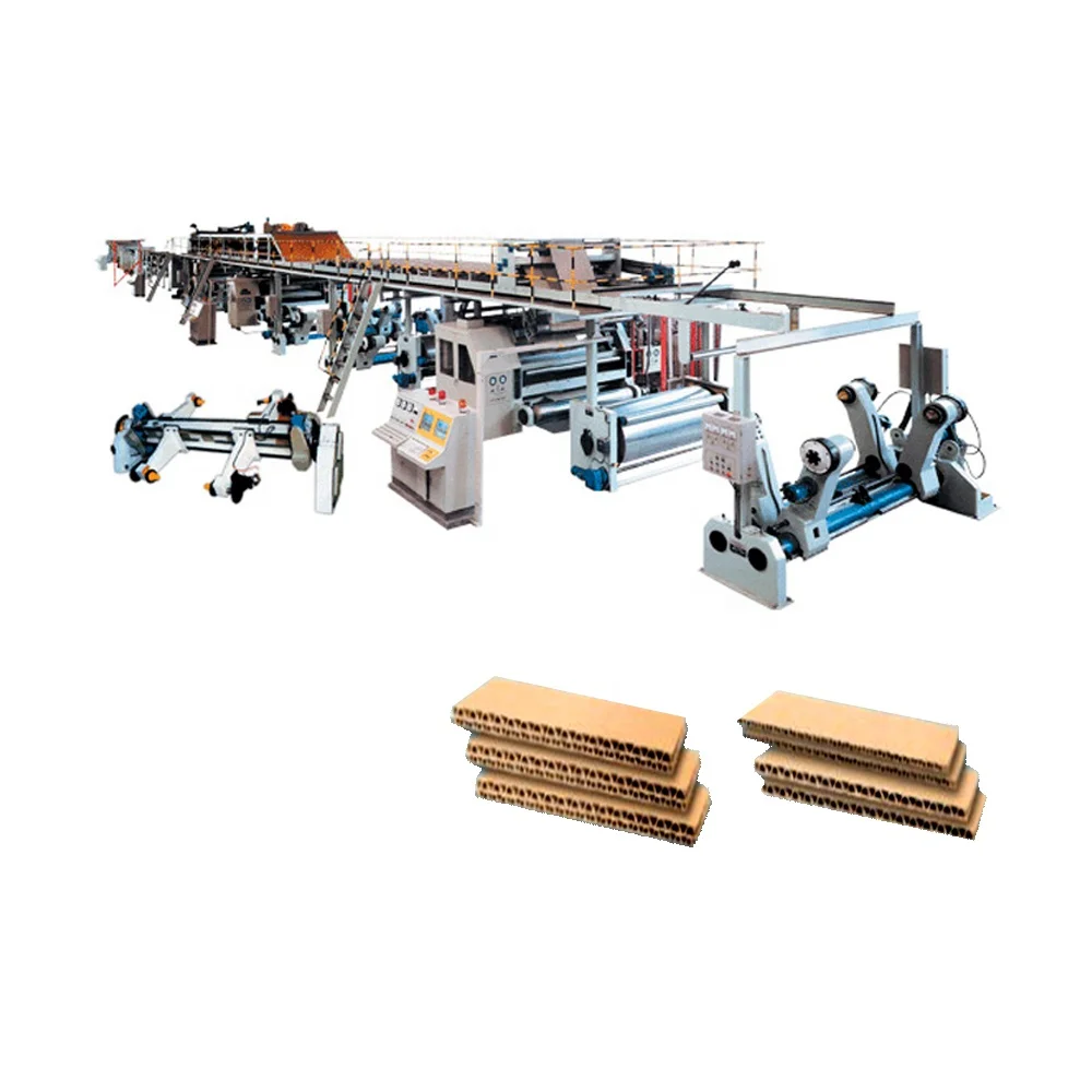 Full automatic 2200mm fruit corrugated carton paperboard  production plant