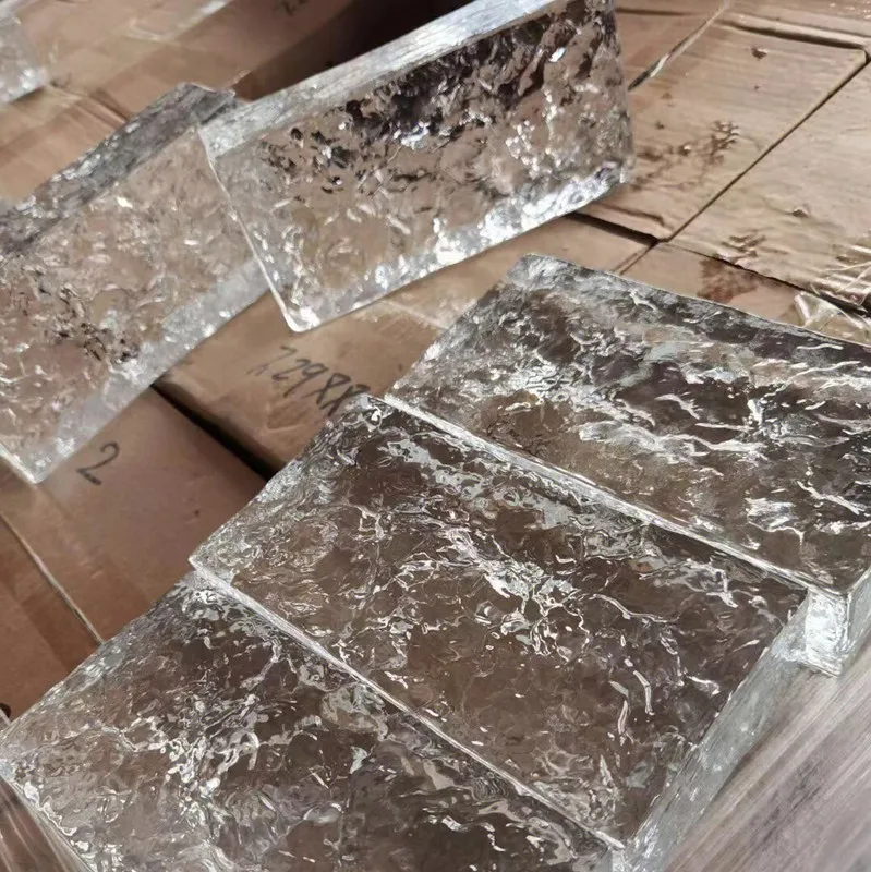 Solid Crystal Light Glass Brick Prices Glass block Walls Decorative Glass Block For Building Decoration