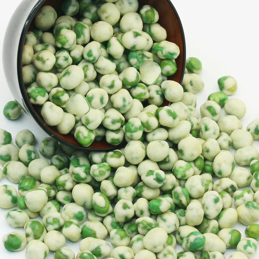 Coated Green Peas Original Salted Sichuan Chili BBQ Sriracha Spicy