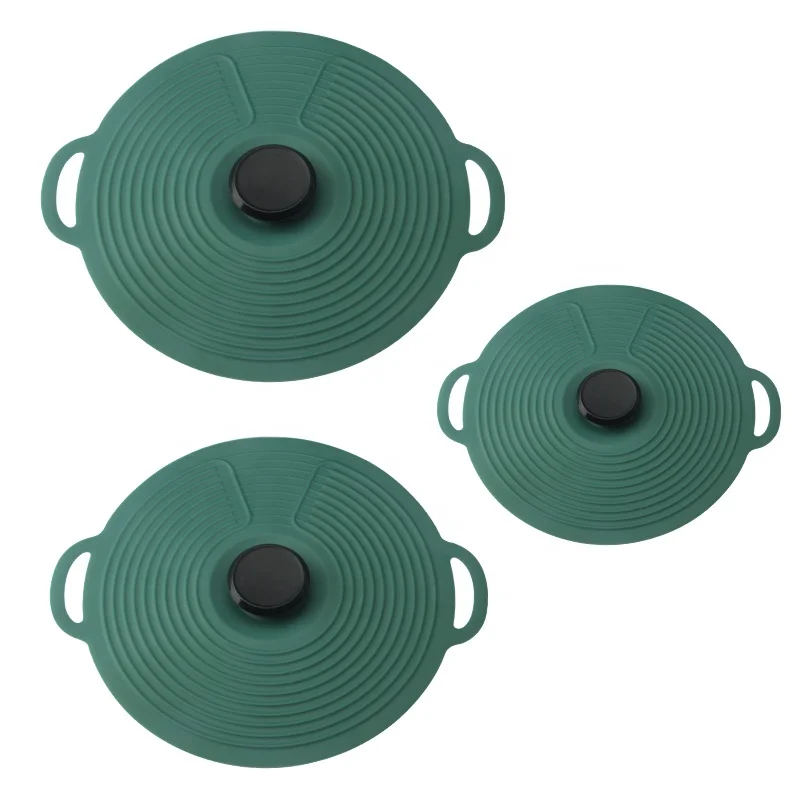 Пищевой безопасный класс, Новое поступление, очень большой размер, маленький размер, силиконовая крышка для кастрюли, силиконовые кухонные аксессуары