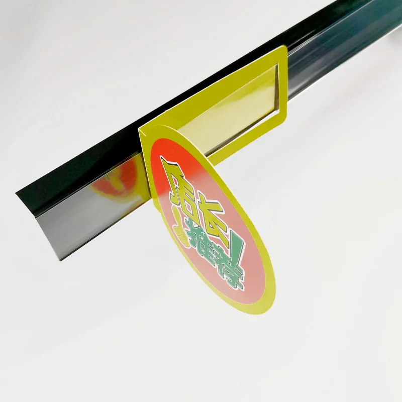 Supermarket Shelf Aisle Violator Economy Shelf Clip Price Tag Pop Display Sign Clip Shelf Talker Data Strip Label Holder