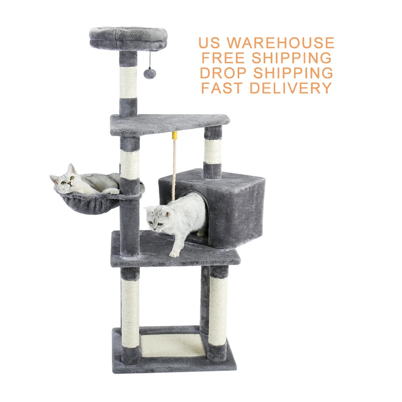 Multi-level Cat Tree Condo Tower Sisal Scratching Post