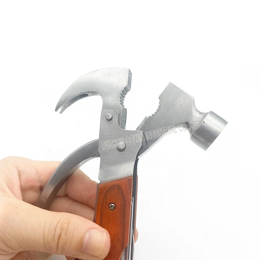 13 in 1 multitools outdoor camping survival multifunctional claw hammer with multitools