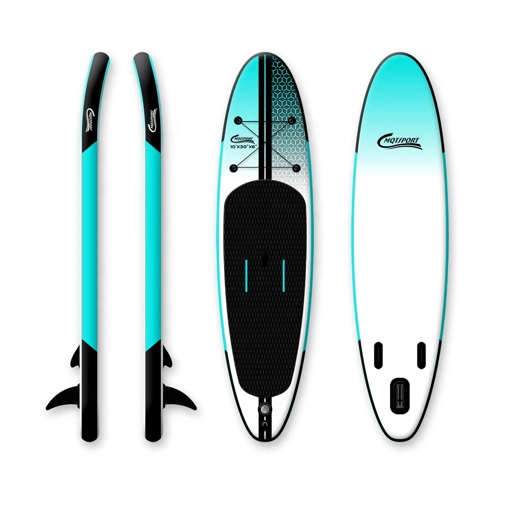 New 2023 OEM ODM Double Layer Inflatable SUP Board Drop Stitch and PVC Inflatable Stand Up Paddle Board Surfboard Hot Sale