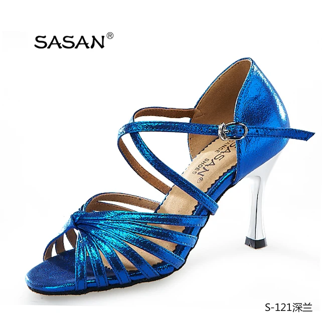 SASAN Metallic Heel Lady Latin Dance Shoe Salsa Shoe Wedding Shoes S121