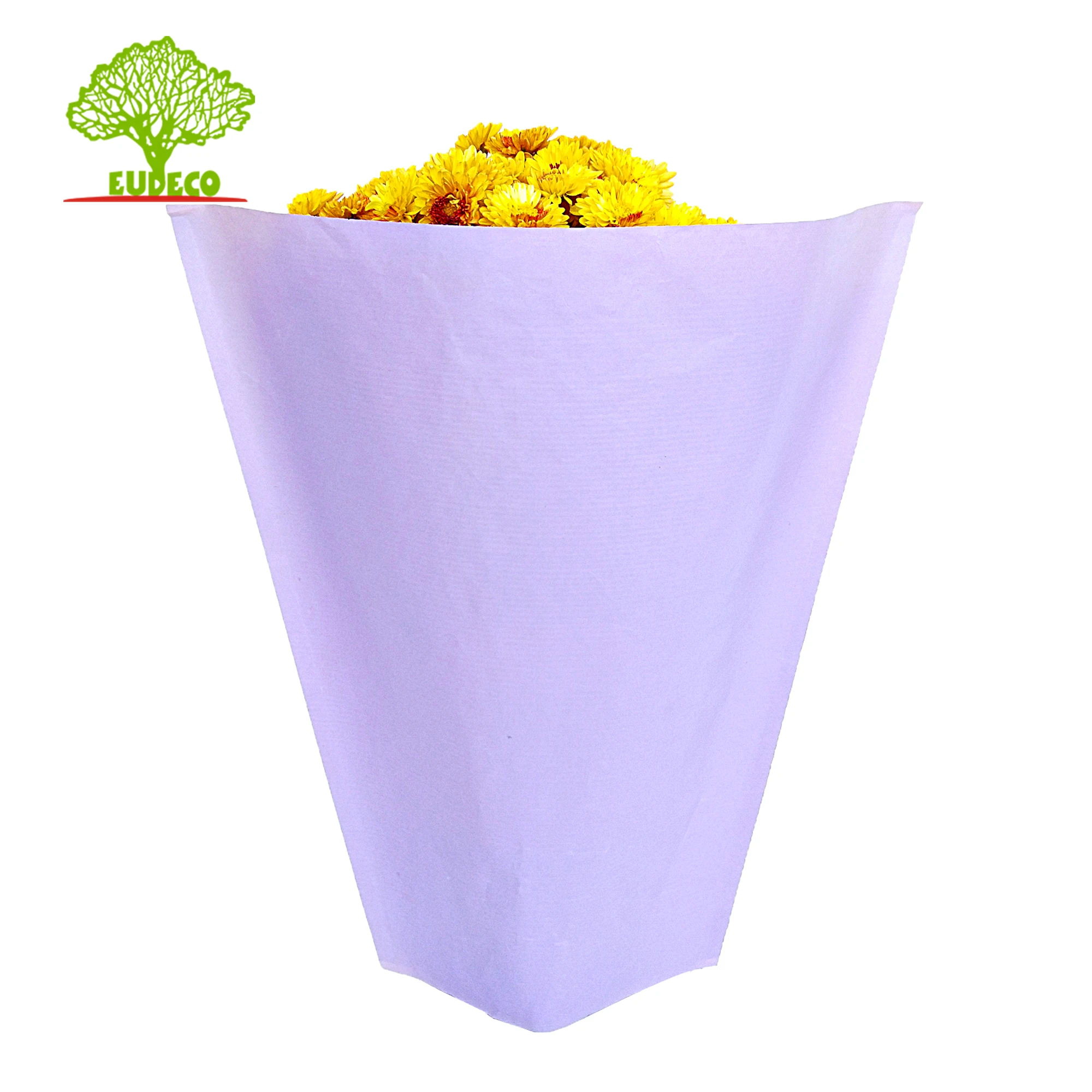 Biodegradable Eco-friendly Plants/Herbs Packing Kraft Paper Bags Kraft Paper Flower Packing